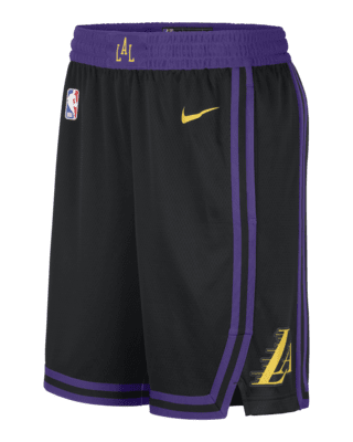 Los Angeles Lakers City Edition 2023 24 Men s Nike Dri FIT NBA Swingman Shorts. Nike SE